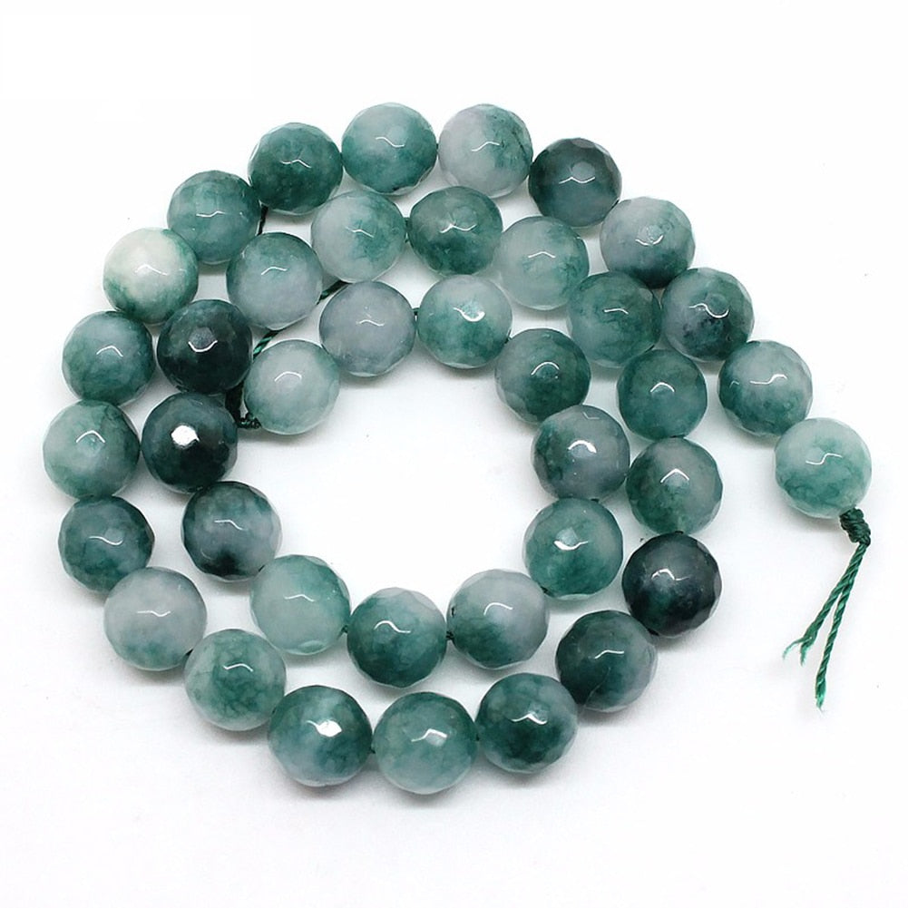 Natural Gems Jades Stone Beads Multicolor Chalcedonies