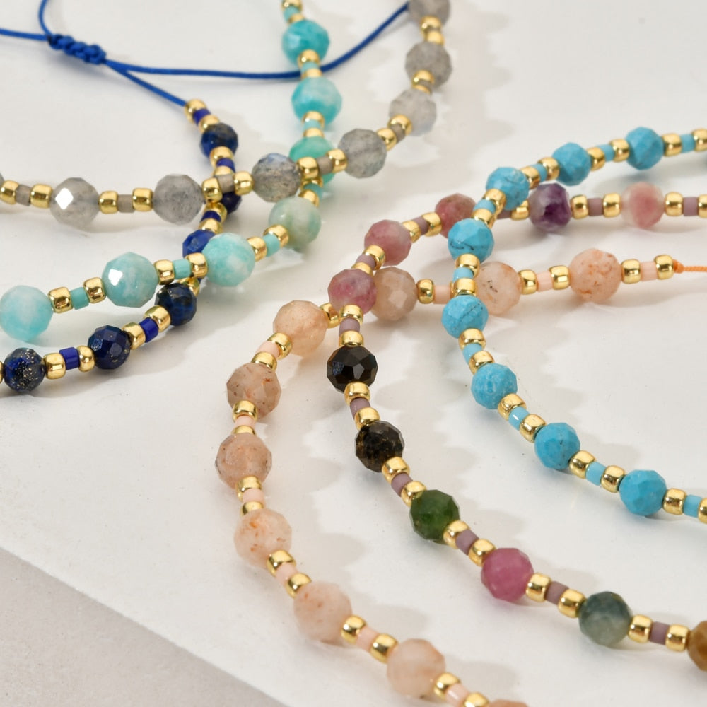 Cute Miyuki Bracelet Boho Natural Stone Bracelets
