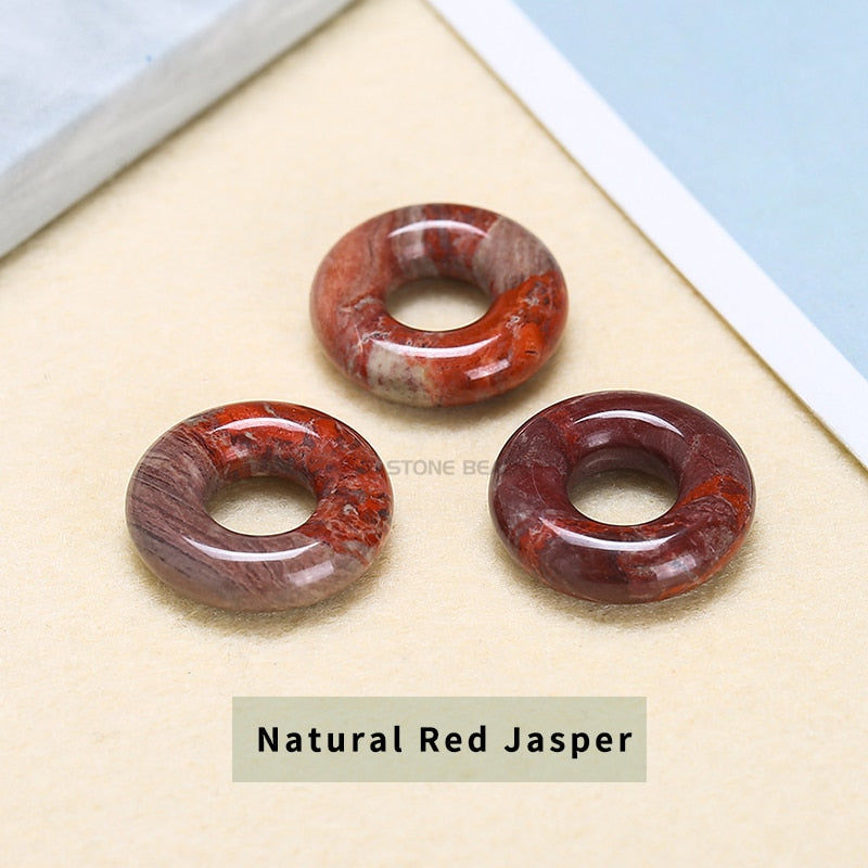 Big Hole Beads for Jewelry Making Natural Stone