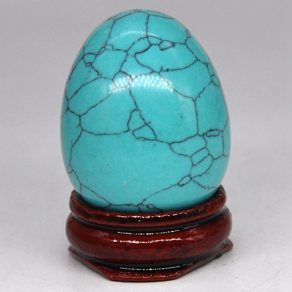 Egg Shaped Stone Natural Healing Crystal Kegel
