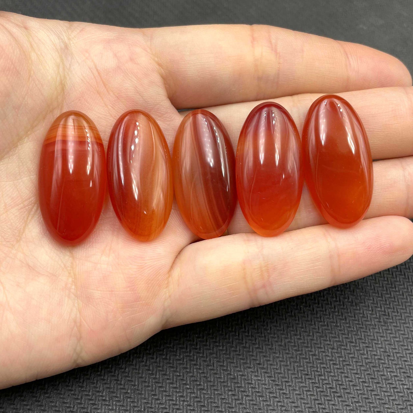 Cabochon Natural Oval Agates Opal Crystal Quartz Jades