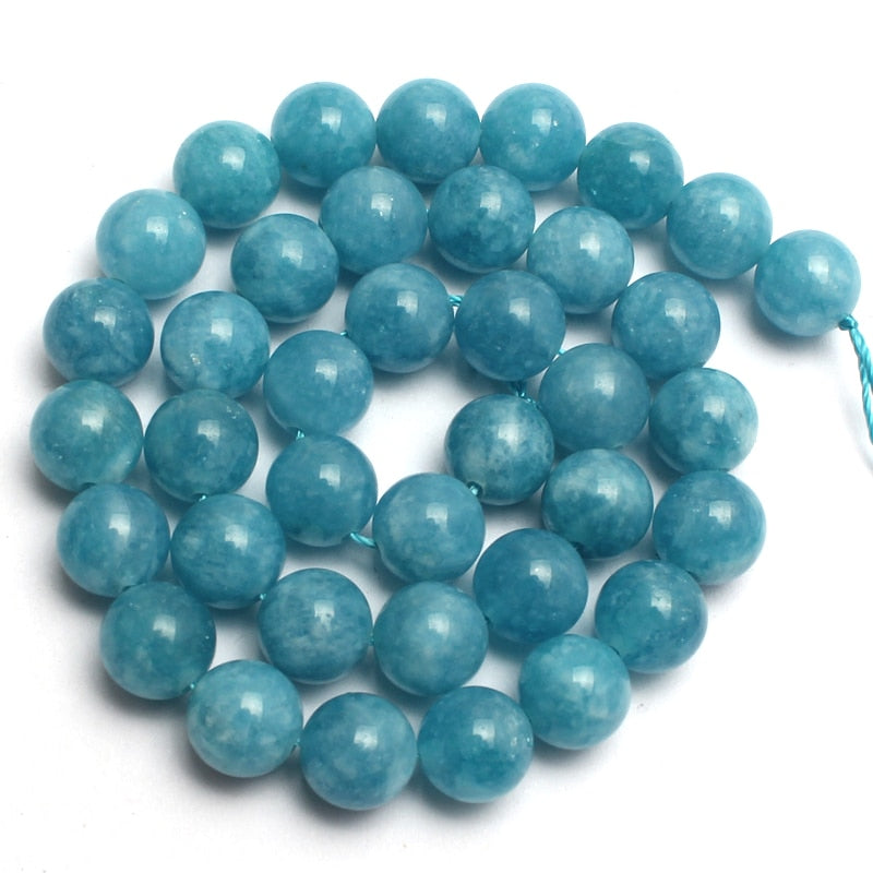Natural Gems Jades Stone Beads Multicolor Chalcedonies