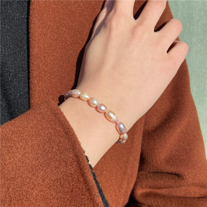 Freshwater Pearl Bracelets Elegant Baroque Pearls
