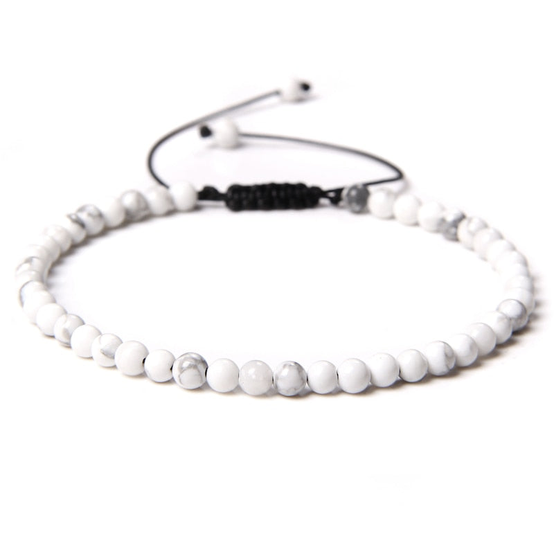 Vintage Natural Stone Bracelet Men Chakras Beads