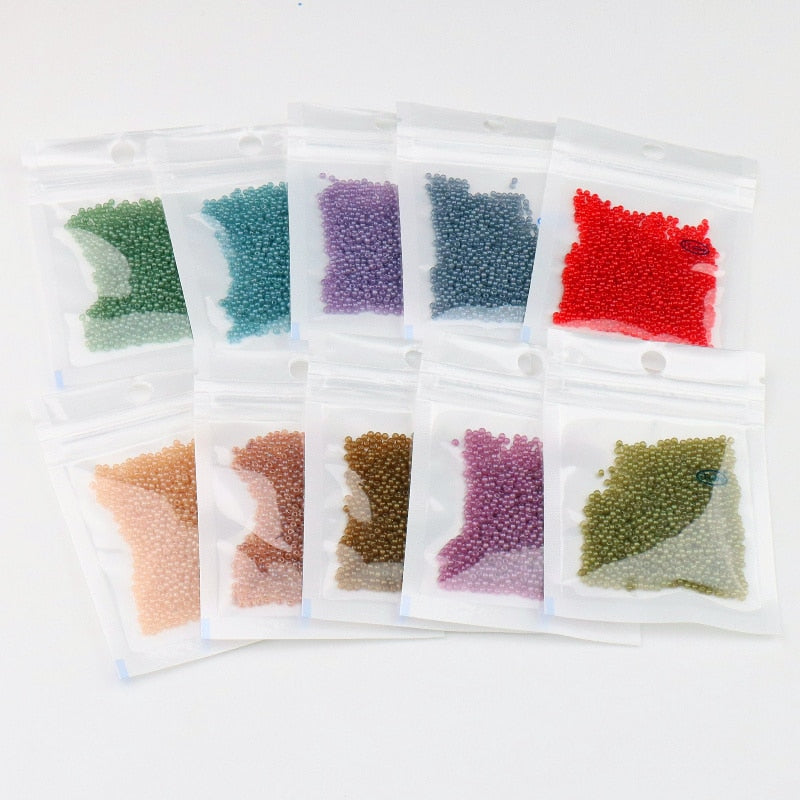 Jade Seedbeads 11/0 8/0 Crystal Glass Beads Charm