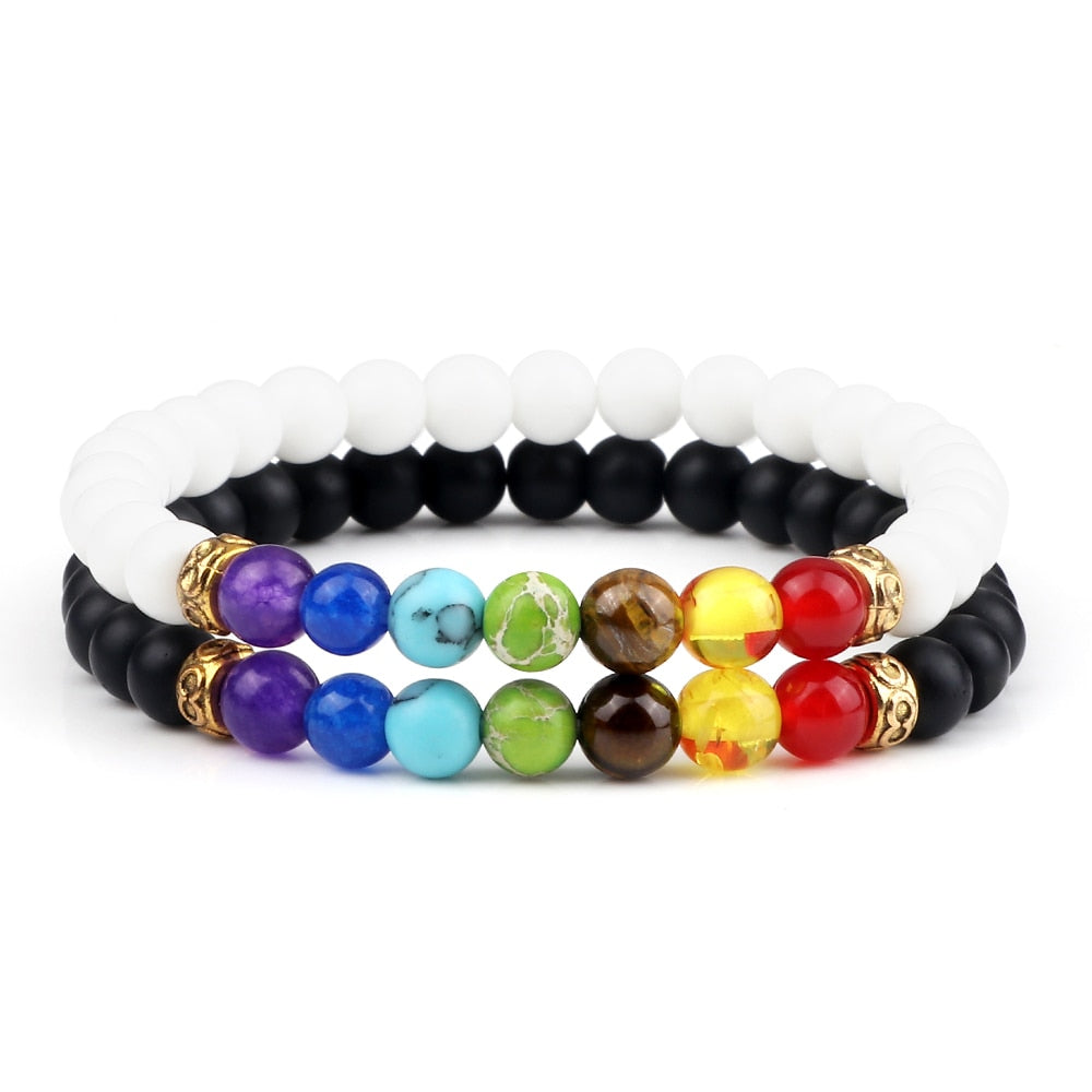 Balance Buddha Reiki Prayer Tiger Eyes Black Beads