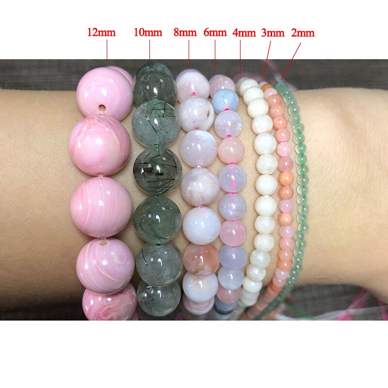 Natural Green Jades Beads Round