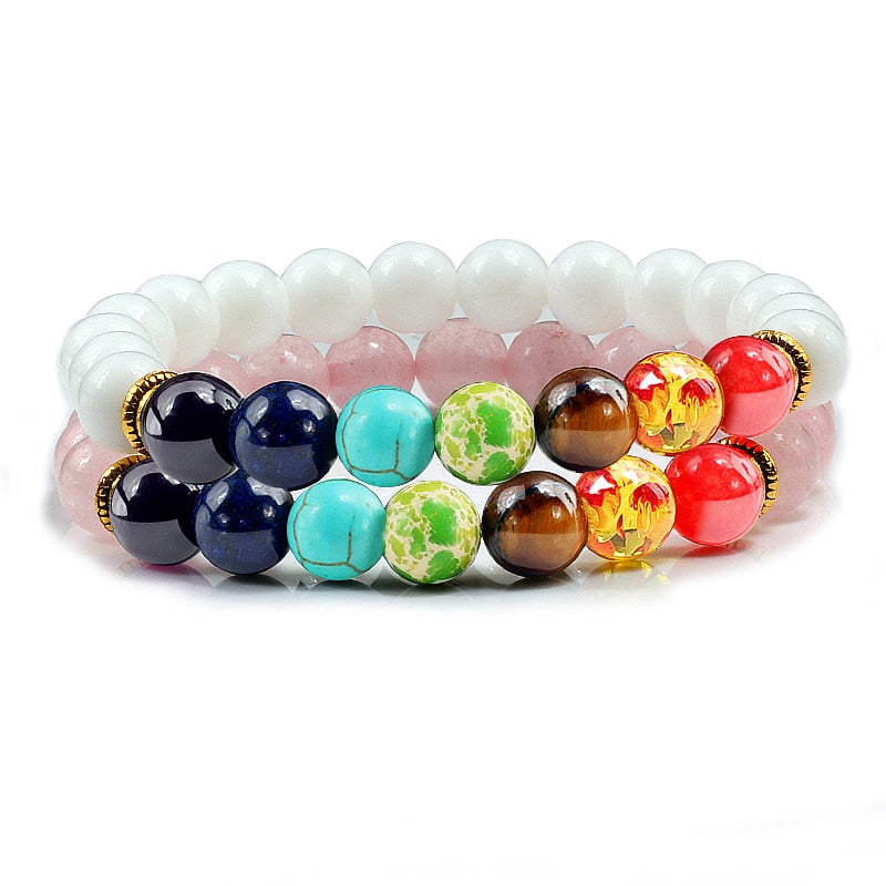 Balance Buddha Reiki Prayer Tiger Eyes Black Beads