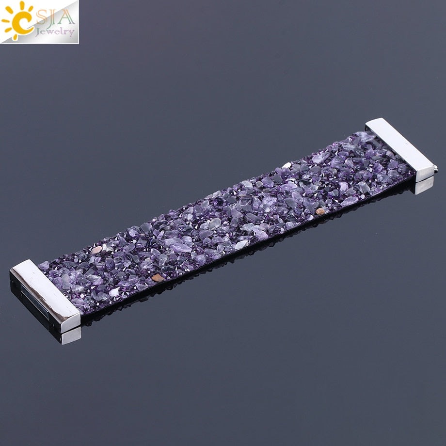 Natural Irregular Gravel Stone Crystal Magnetic