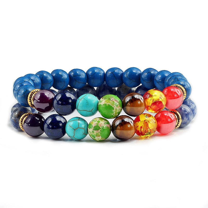 Balance Buddha Reiki Prayer Tiger Eyes Black Beads