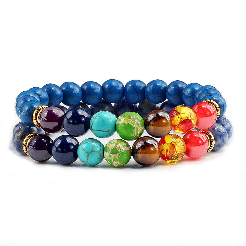 Balance Buddha Reiki Prayer Tiger Eyes Black Beads