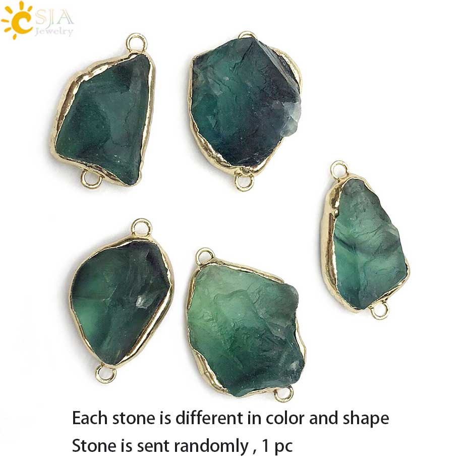 Natural Stone Bracelets Green Fluorite Crystal Aventurine