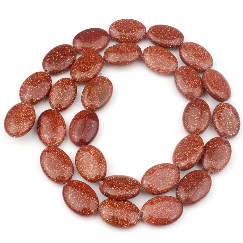 Oval Shape Stone Beads Natural Tiger Eye Beads