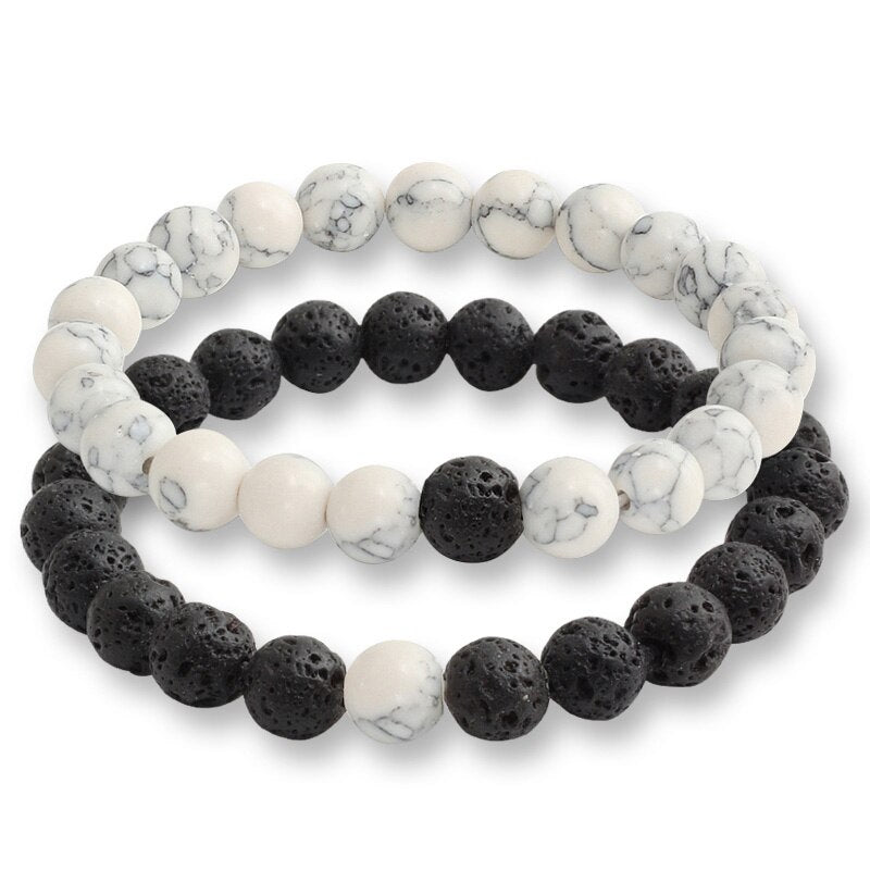 Couple Tiger Eye Stone Bracelets Bangles Classic