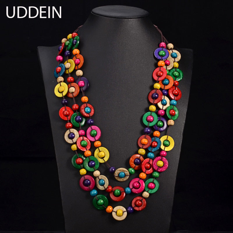 UDDEIN Bohemia Ethnic Necklace & Pendant