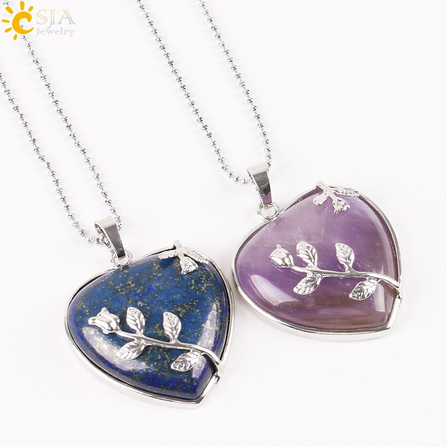 Natural Stone Jewelry New Arrival Rose Flower Pendant