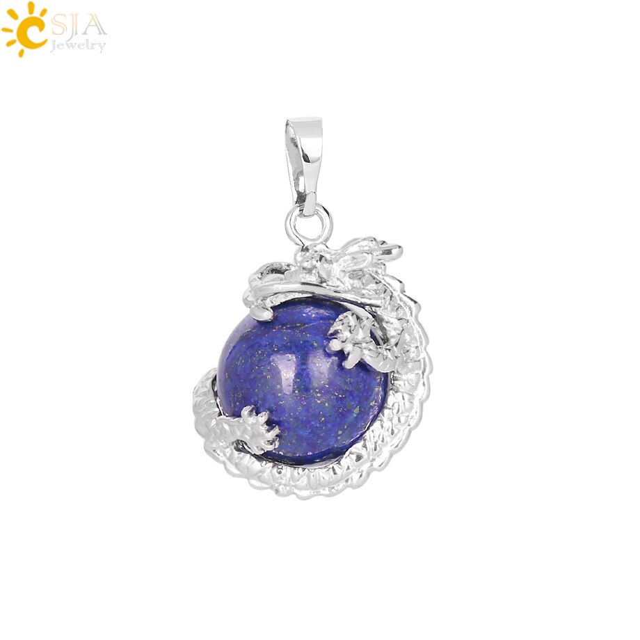 Dragon Wrapped Jewelry Collection Natural Stone
