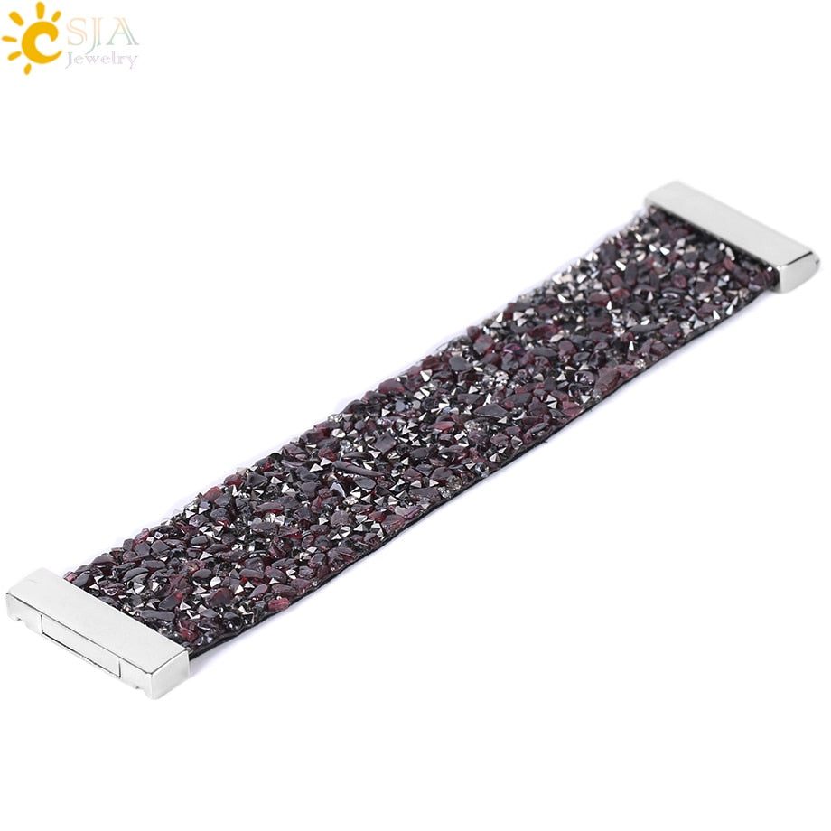 Natural Irregular Gravel Stone Crystal Magnetic