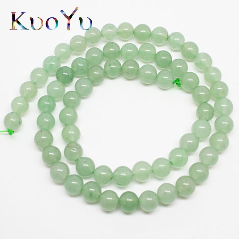 Natural Green Aventurine Jades Round Loose Stone