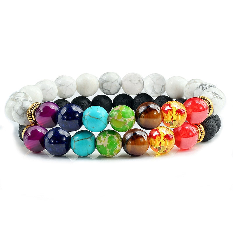 Balance Buddha Reiki Prayer Tiger Eyes Black Beads