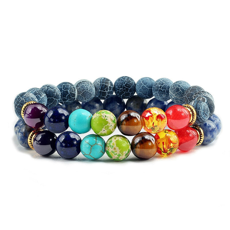 Balance Buddha Reiki Prayer Tiger Eyes Black Beads