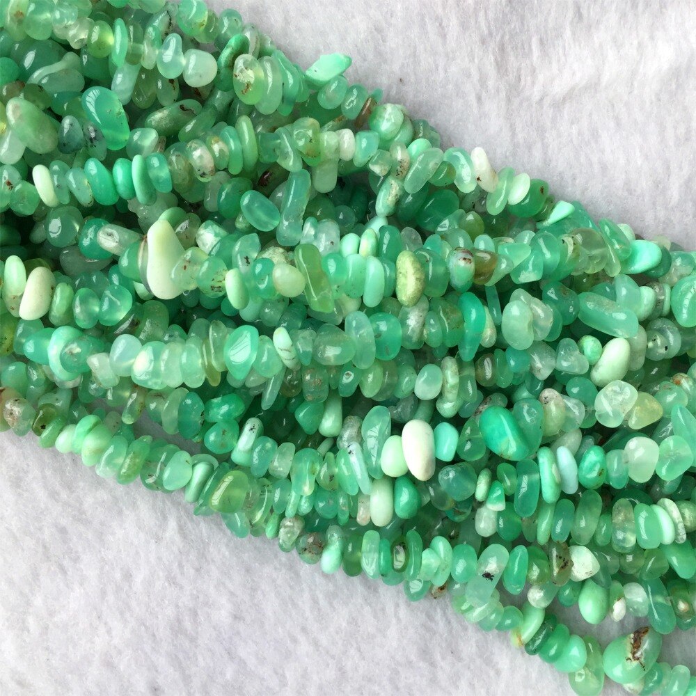 Natural Grass Green Chrysoprase Jade Nugget