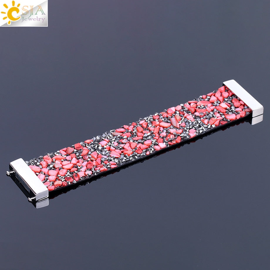 Natural Irregular Gravel Stone Crystal Magnetic