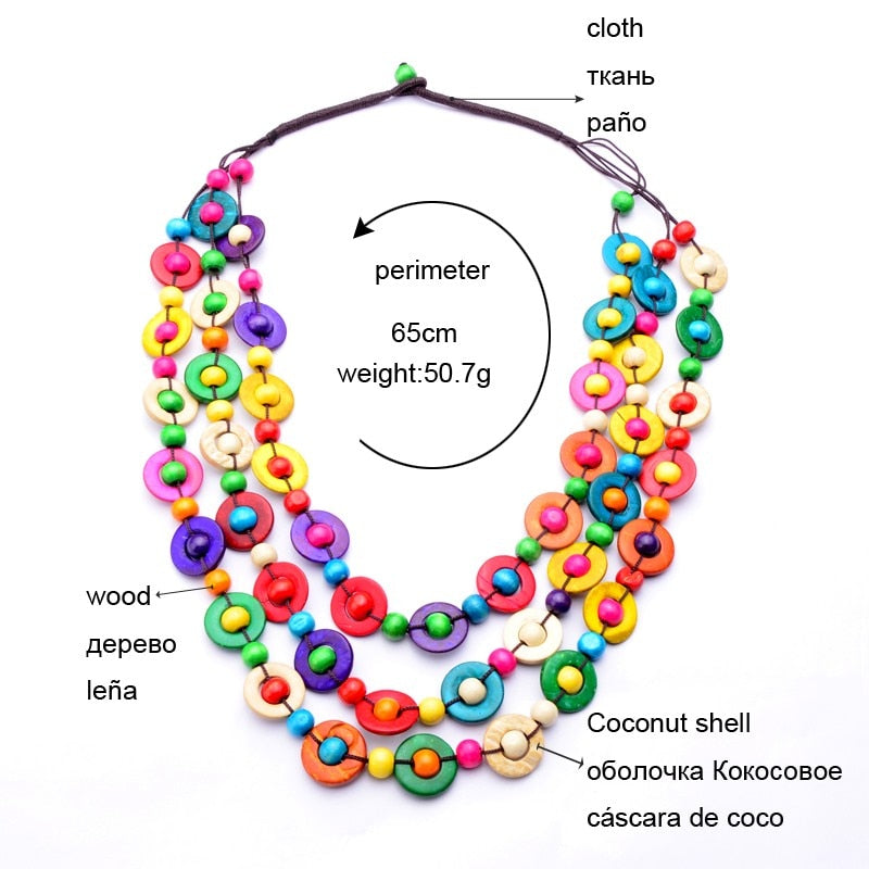 UDDEIN Bohemia Ethnic Necklace & Pendant