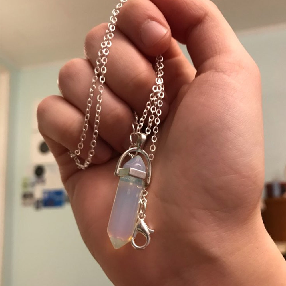 FNIO Crystal Pendant Necklace For Women