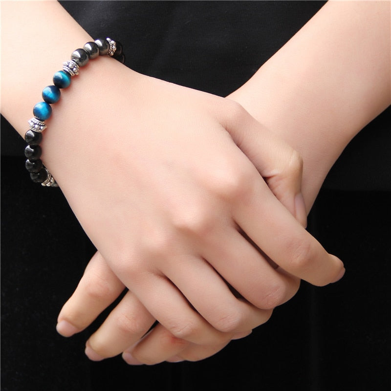 Stone Bracelets Men Women Bracelets Tiger Eye
