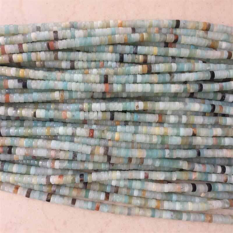 Green Imperial Jasper Turquoise Disc Round Heishi Beads