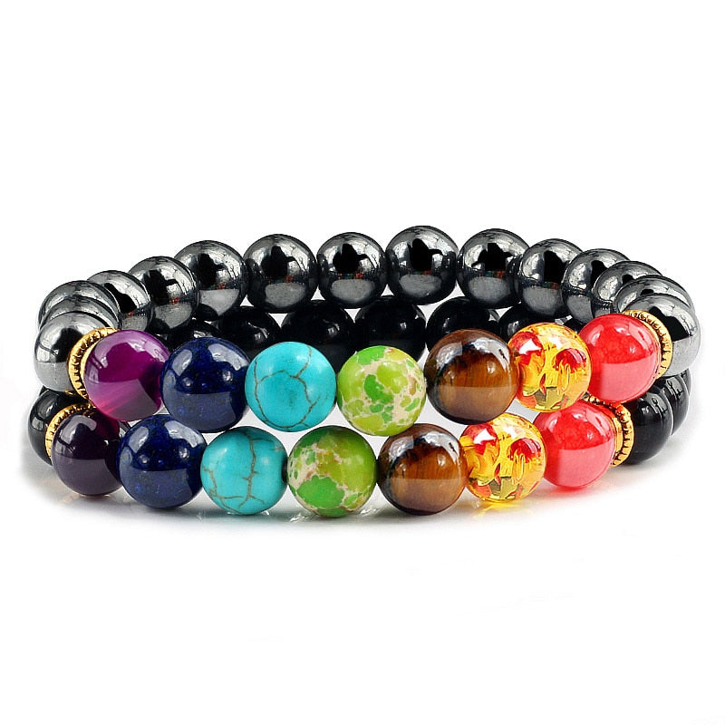 Balance Buddha Reiki Prayer Tiger Eyes Black Beads