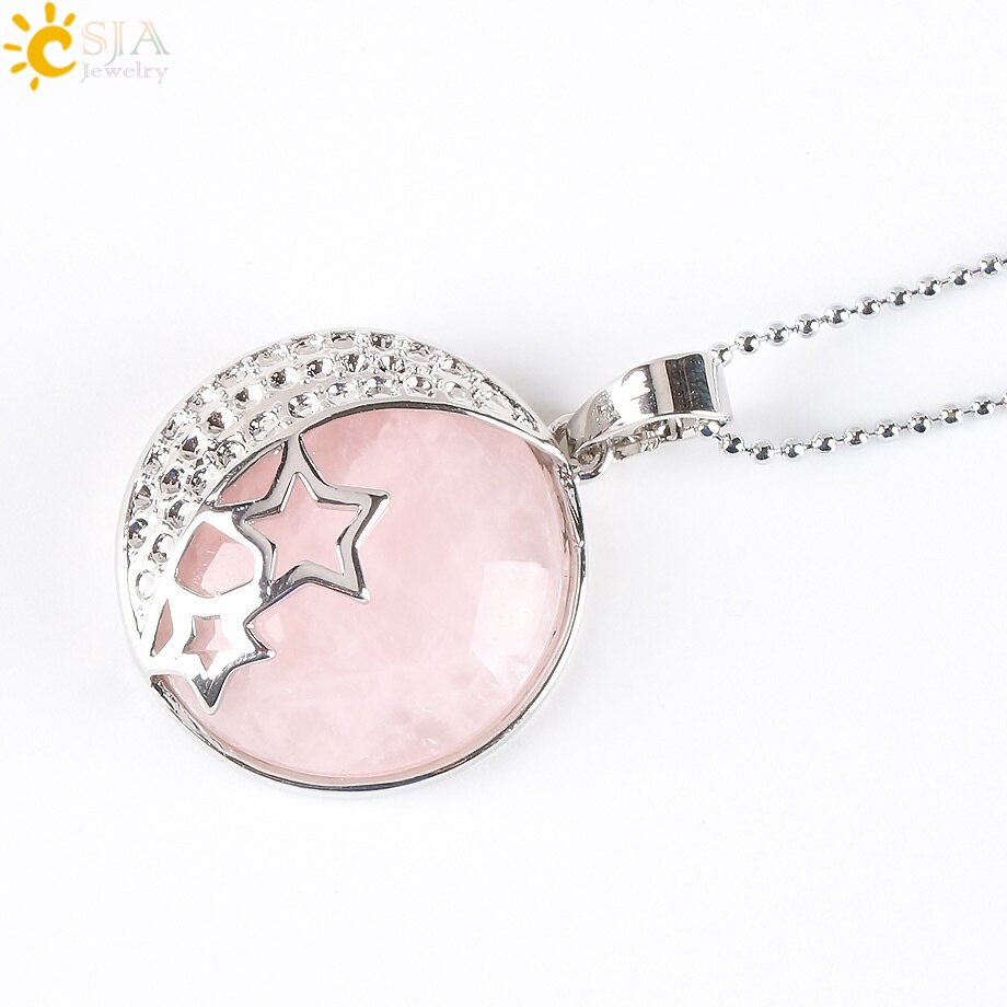 Reiki Chakra Yoga Semi Precious Natural Stone Pendant