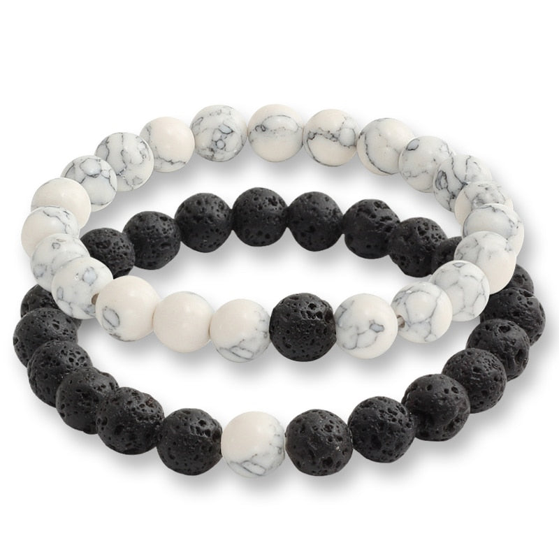 Couple Tiger Eye Stone Bracelets Bangles Classic
