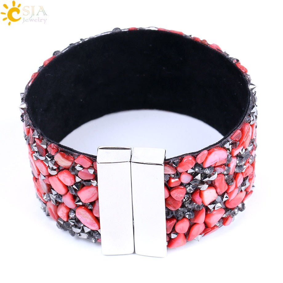 Natural Irregular Gravel Stone Crystal Magnetic