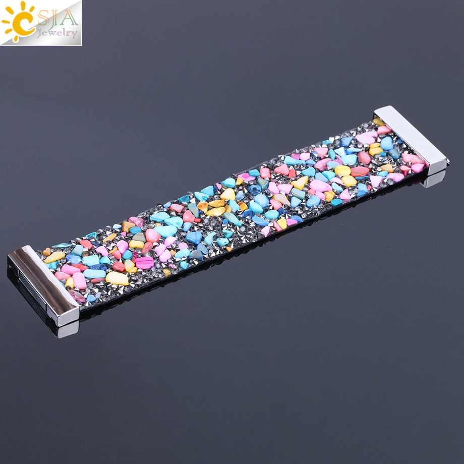 Natural Irregular Gravel Stone Crystal Magnetic