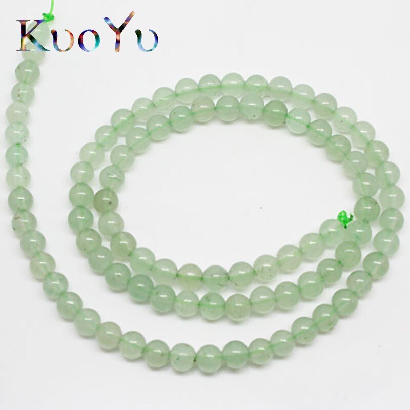 Natural Green Aventurine Jades Round Loose Stone