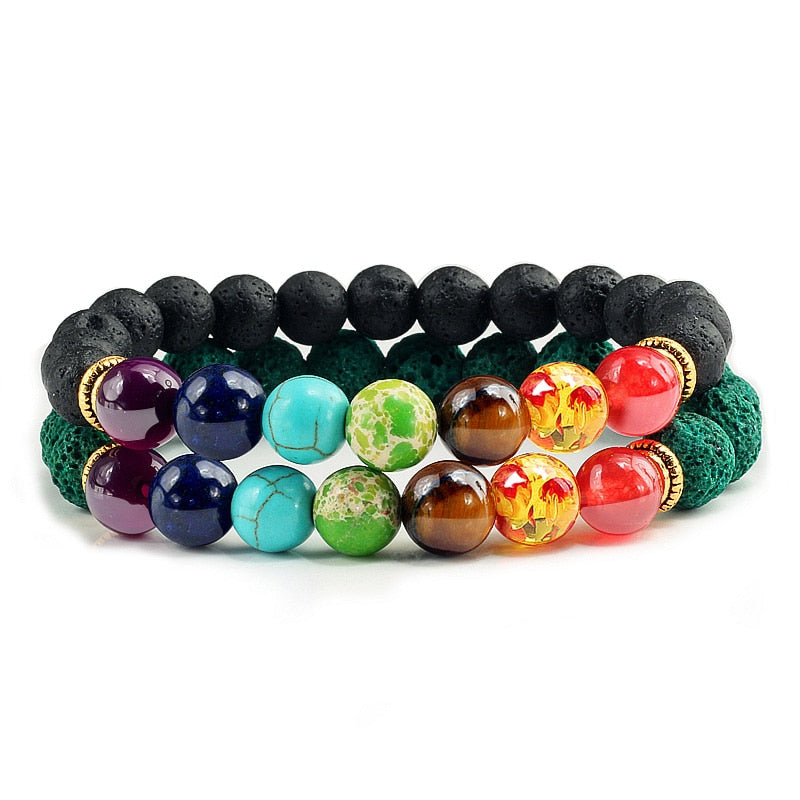 Balance Buddha Reiki Prayer Tiger Eyes Black Beads