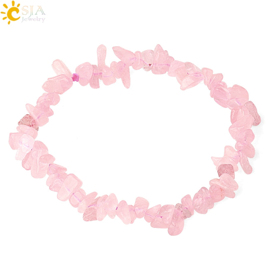 Irregular Chips Natural Stone Bracelet Asymmetry