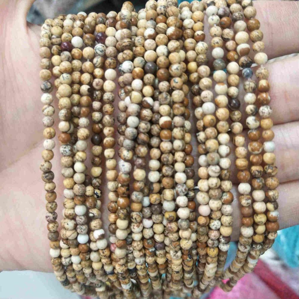 Natural Stone 2MM 3MM Round Beads Tourmaline