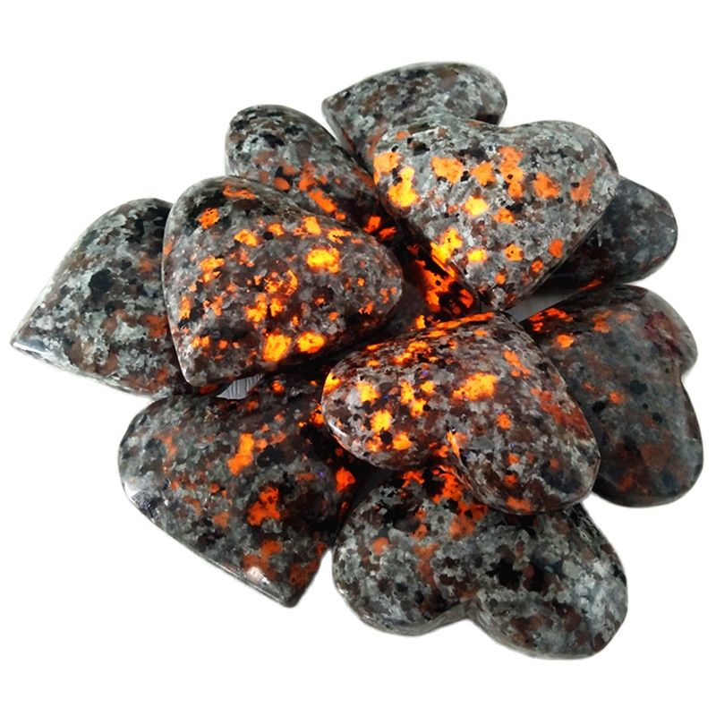 Yooperlite Crystal Heart Love Powerful Chakra Energy