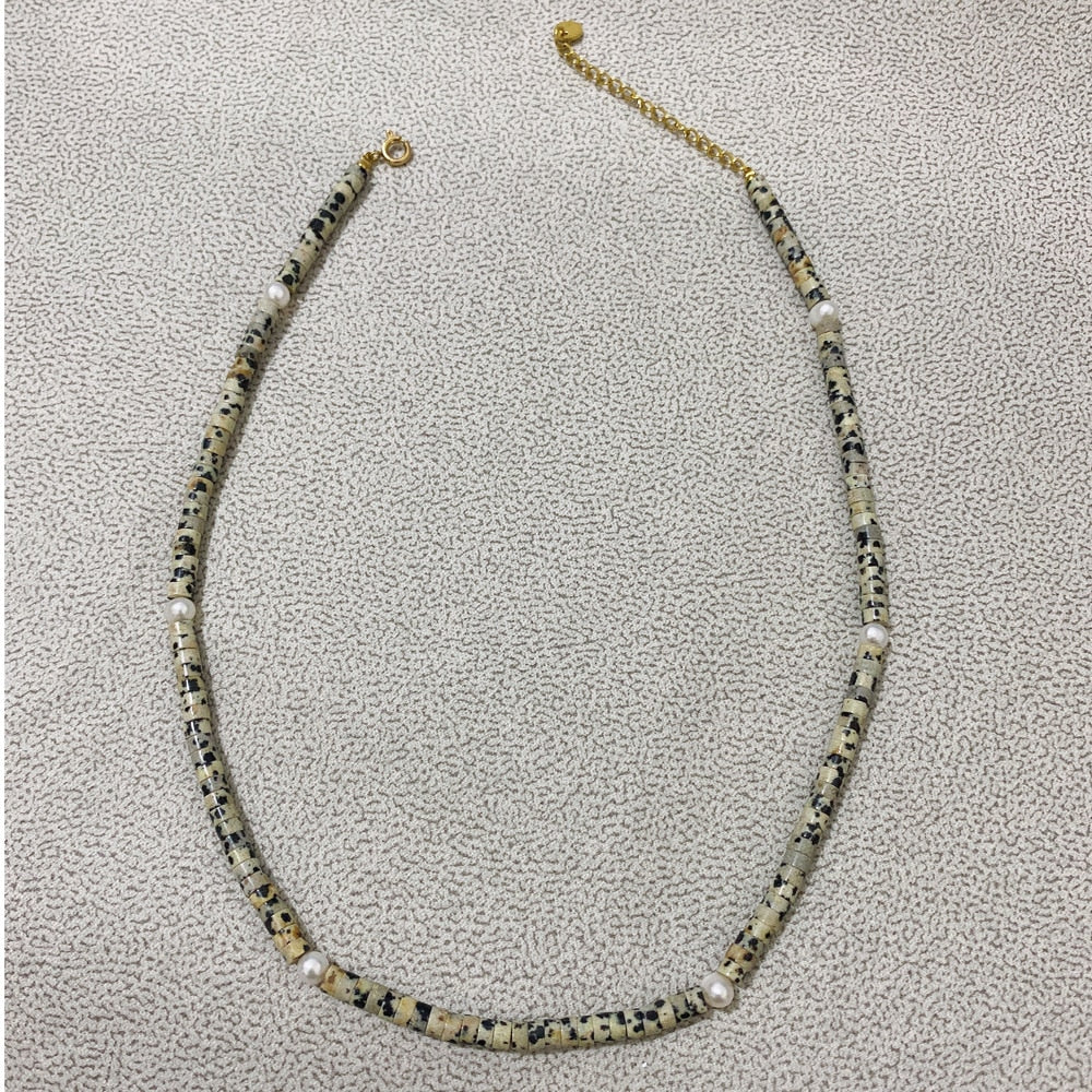 freshwater pearl necklace natural stone necklace