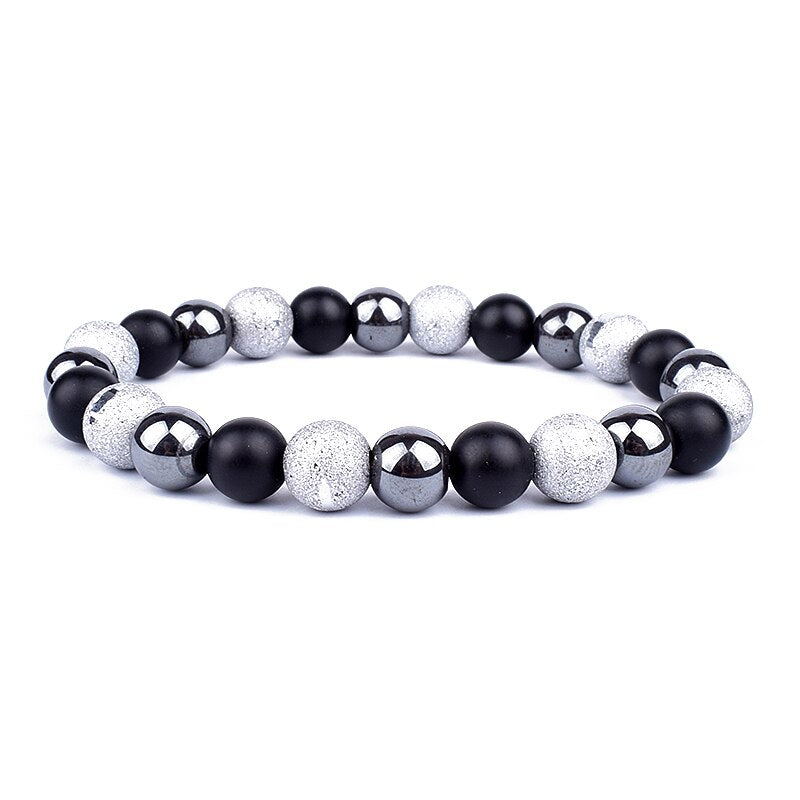 Tiger Eye Obsidian Hematite Beads Bracelets Magnetic