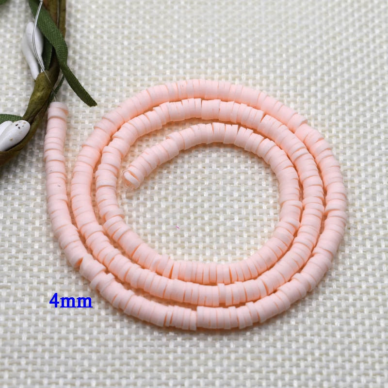 Flat Round Handmade Round Polymer Clay Chip