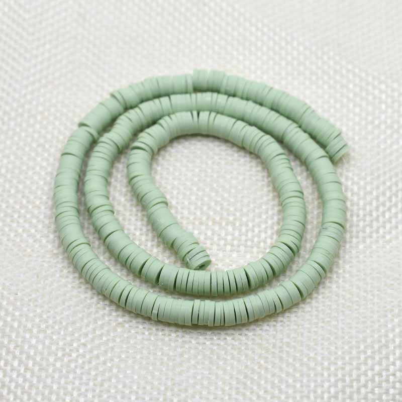 Flat Round Handmade Round Polymer Clay Chip