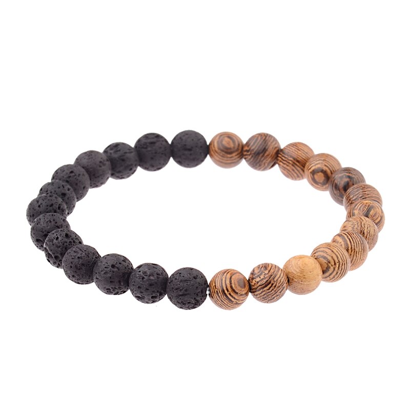 Wood Beads Bracelets Men Ethic Meditation