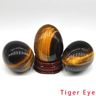 Egg Shaped Stones Natural Gemstone Hand Polished