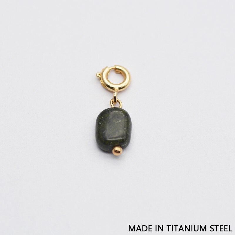 Star & Eye Natural Stone Charm Necklaces
