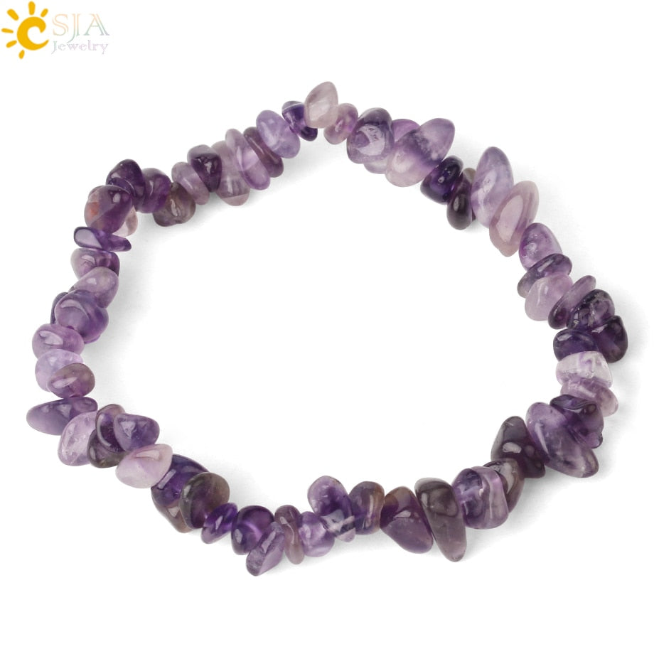 Irregular Chips Natural Stone Bracelet Asymmetry