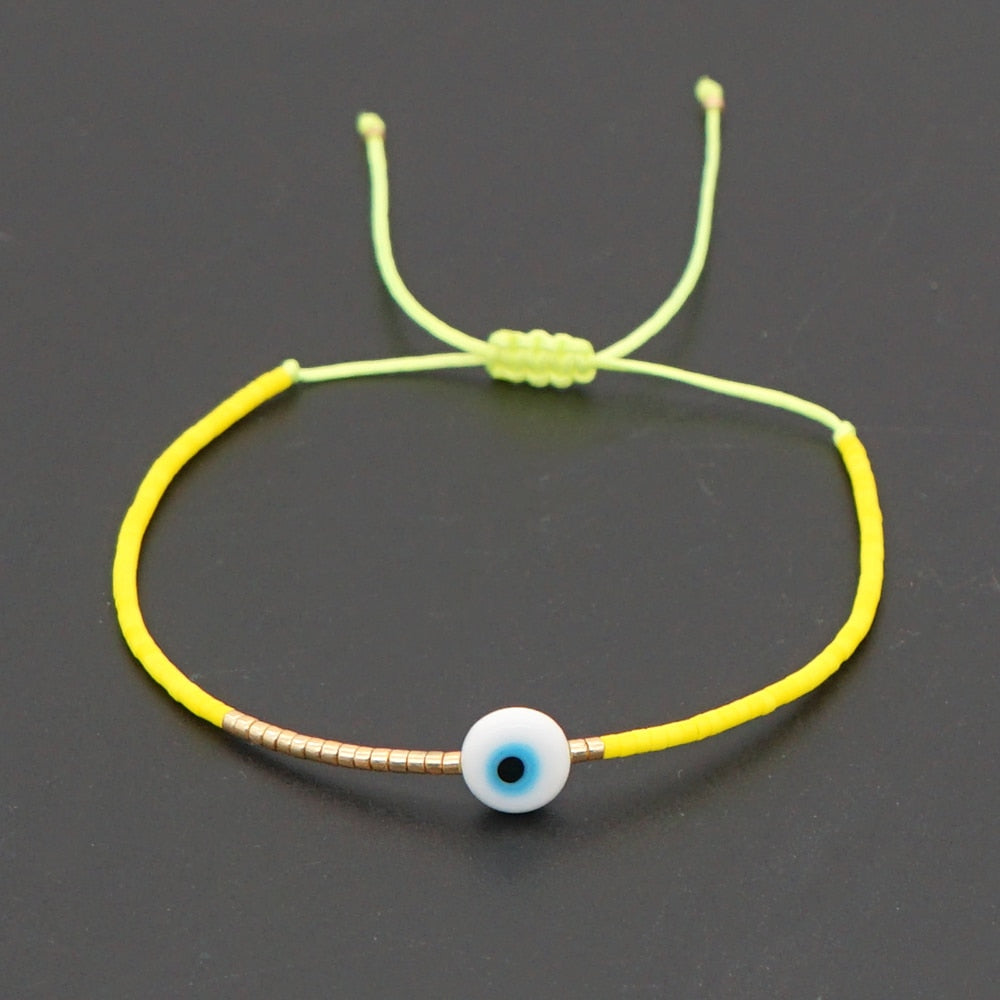 Greek Eye Braclet Turkish Evil Eye Bracelet Tiny String